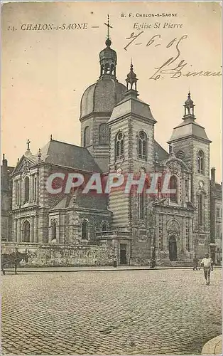 Ansichtskarte AK Chalon sur Saone Eglise St Pierre