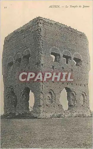 Cartes postales Autun le temple de Janus