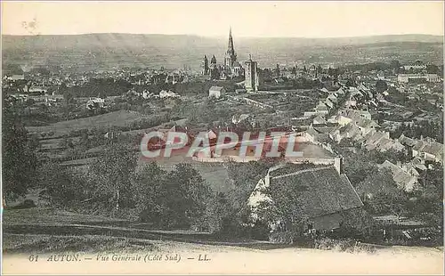 Ansichtskarte AK Autun vue Generale (Cote Sud)