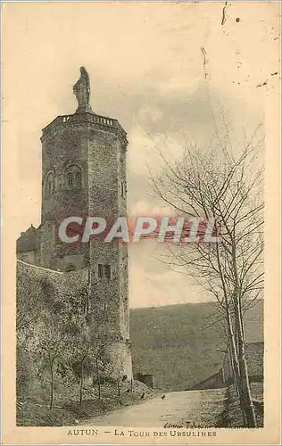 Ansichtskarte AK Autun la Tour des Ursulines