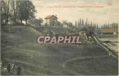 Cartes postales Autun Caves Joyeux (Ruines de l'Amphitheatre Romain)