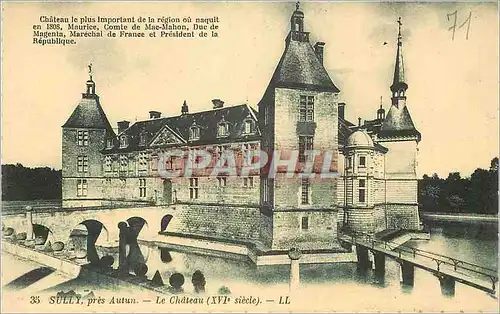 Cartes postales Sully pres Autun le Chateau (XVIe siecle)