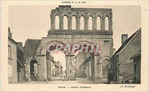 Cartes postales Autun Porte d'Arroux