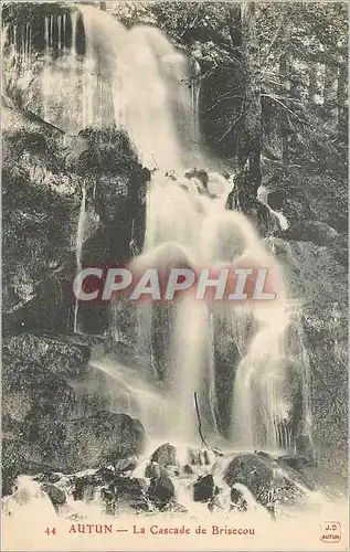 Cartes postales Autun la Cascade de Brisecou