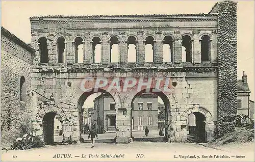 Cartes postales Autun la Porte Saint Andre