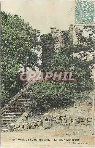 Cartes postales Foret de Fontainebleau la Tour Denecourt
