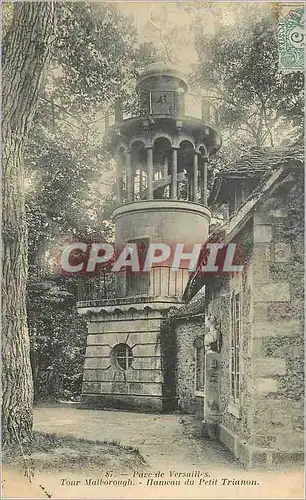 Cartes postales Parc de Versailles Tour Malborough Hameau du Petit Trianon