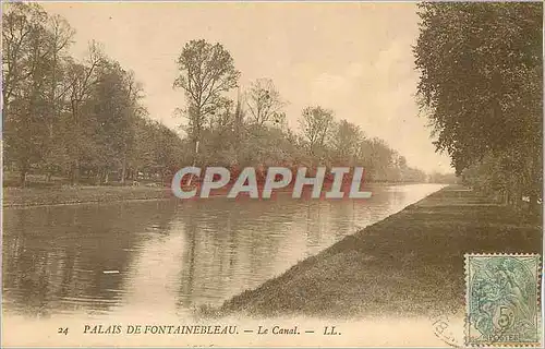 Cartes postales Palais de Fontainebleau le Canal