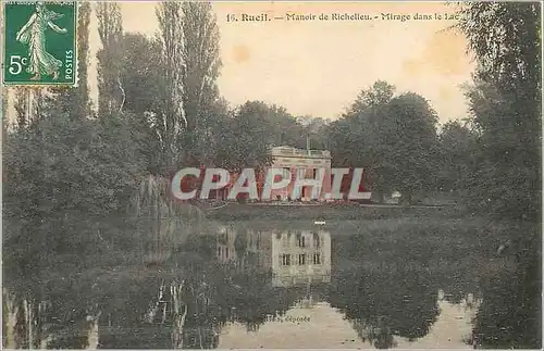 Cartes postales Rueil Manoir de Richelieu Mirage dans le Lac