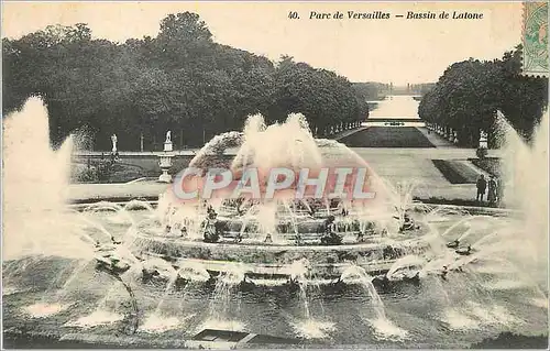Cartes postales Parc de Versailles Bassin de Latone