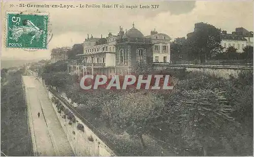 Cartes postales St Germain en Laye le Pavillon Henri IV ou Naquit Louis XIV