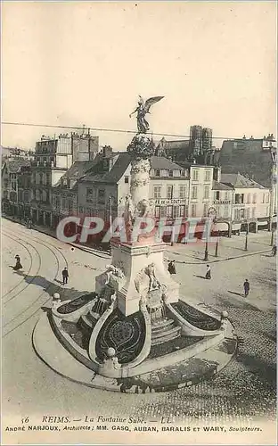 Cartes postales Reims la Fontaine Sube