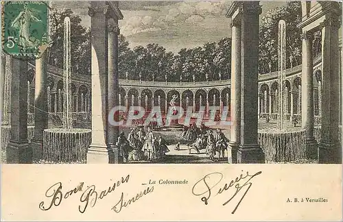 Cartes postales La Colonnade Versailles