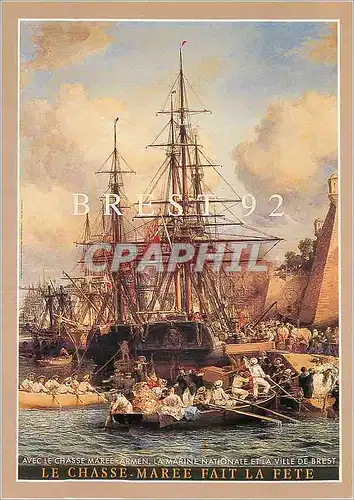 Cartes postales moderne En Bretagne Rassemblement de Bateaux Traditionnels Brest et Douarnenez Bateau Voilier