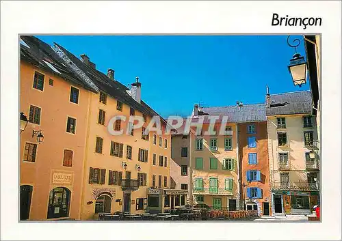 Moderne Karte Briancon (Hautes Alpes) Place d'Armes