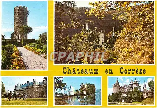 Cartes postales moderne Turenne Ruines de Merle Pompadour Val Seilhac