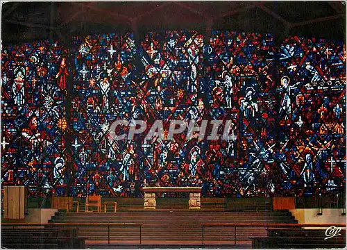 Cartes postales moderne Epinal Notre Dame des Cierges le Grand Vitrail Crouzillard Archte