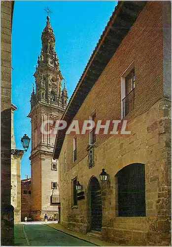 Moderne Karte Santo Domingo de la Calzada (Logrono) Hotellerie Nationale et Tour de la Cathedrale