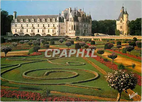 Moderne Karte Chateau de Chenonceau (Indre et Loire) les Merveilles du Val de Loire le Chateau (XVe XVIIe siec