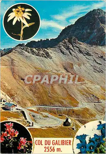 Cartes postales moderne Le Sommet du Col le Monument Henri Desgranges le Chalet du Col le Tunnel le Pic du Grand Galibie