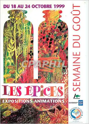Cartes postales moderne Les Epices Semaine du Gout Aulnay sous Bois Animations Expositions du 18 au 24 Octobre 1999