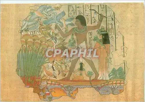 Cartes postales moderne Egypt Nebamun's Fowling Party 18th Dyn