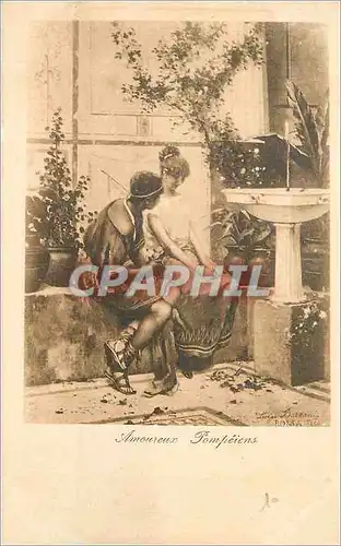 Cartes postales Amoureux Pompeiens