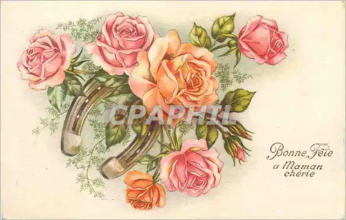 Cartes postales moderne Bonne Fete a Maman Cherie Fleurs