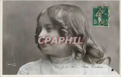 Cartes postales Fantaisie Enfant Cheveux boucles