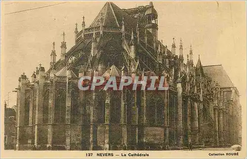 Cartes postales Nevers La Cathedrale