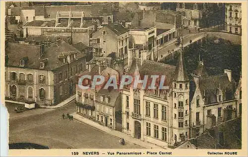Cartes postales Nevers Panoramique Place Carnot