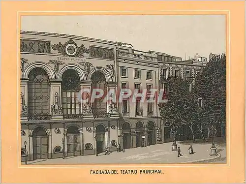Cartes postales Fachada del Teatro Principal Barcelona