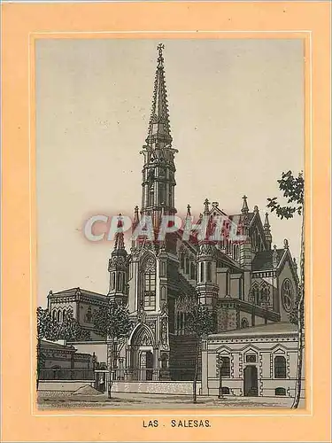 Cartes postales Las Salesas Barcelona