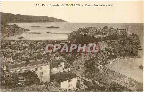 Cartes postales Principaute de Monaco Vue Generale