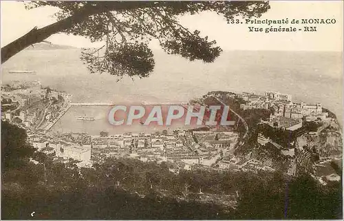 Cartes postales Principaute de Monaco Vue Generale