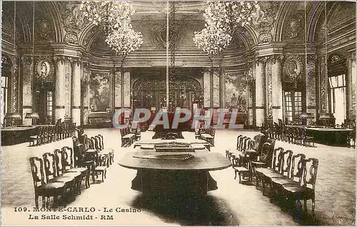 Cartes postales Monte Carlo Le Casino La Salle Schmidt