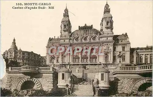 Cartes postales Monte Carlo Casino (Facade Sud)