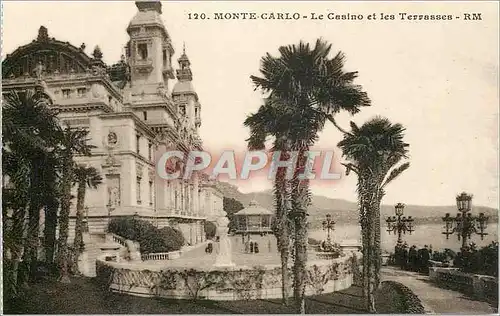 Cartes postales Monte Carlo Le Casino et les Terrasses