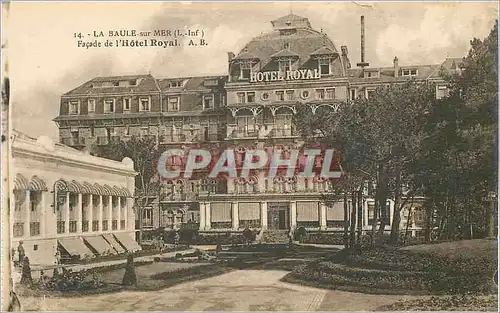 Cartes postales La Baule sur Mer (L I) Facade de l'Hotel Royal