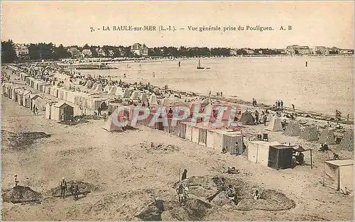 Cartes postales La Baule sur Mer (L I) Vue Generale prise du Pouliguen