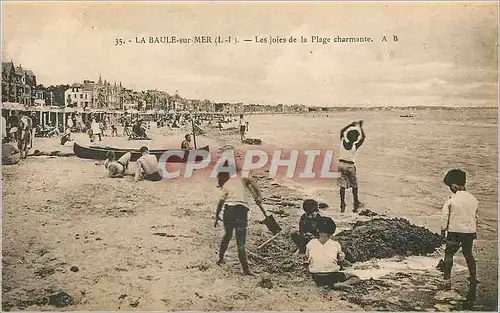 Cartes postales La Baule sur Mer (L I) Les Jolie de la Plage Charmante Enfants