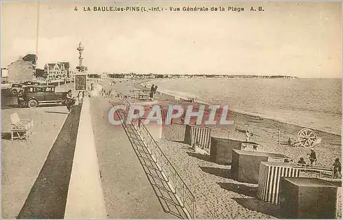 Cartes postales La Baule sur Mer (L I) Vue Generale de la Plage