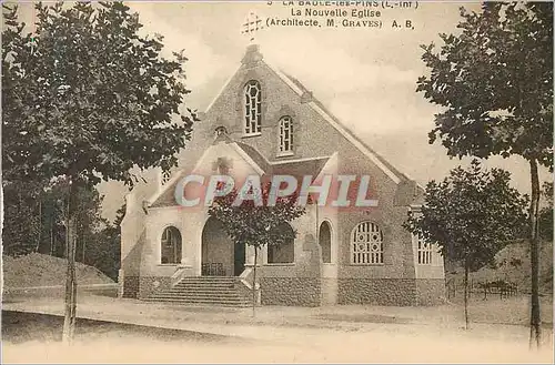 Cartes postales La Baule les Pins (L Inf) La Nouvelle Eglise (Architecte M Graves)