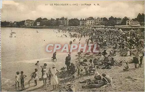 Cartes postales Le Pouliguen (L Inf) La Plage