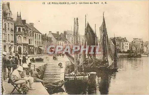 Cartes postales Le Pouliguen (L Inf) Un Coin du Port Bateaux