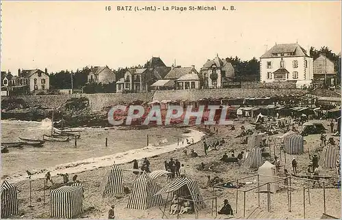 Ansichtskarte AK Batz (L Inf) La Plage St Michel