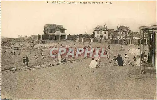 Ansichtskarte AK Le Croisic (L Inf) Plage du Port Lin