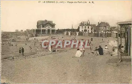 Cartes postales Le Croisic (L Inf) Plage du Port Lin