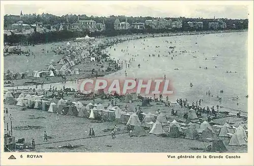 Ansichtskarte AK Royan Vue Generale de la Grande Conche