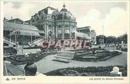 Cartes postales Royan Les Jardins du Casino Municipal
